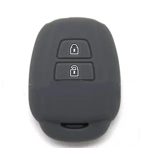 Funda de silicona para llave remota de Toyota Corolla Axio Yaris Auris Verso, 2 botones, funda Fob