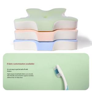 Dernière conception <span class=keywords><strong>de</strong></span> la <span class=keywords><strong>forme</strong></span> <span class=keywords><strong>de</strong></span> papillon Ménage <span class=keywords><strong>Ergonomique</strong></span> Utilisé pour soulager la douleur cervicale Coussin <span class=keywords><strong>de</strong></span> lit <span class=keywords><strong>Oreiller</strong></span> en mousse <span class=keywords><strong>à</strong></span> <span class=keywords><strong>mémoire</strong></span> - Product Image 4