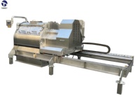 Mélangeur à palettes industriel horizontal en acier inoxydable à double arbre pour poudre sèche