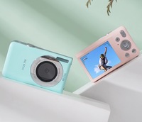 Appareil photo numérique avec capteur CCD, design rétro portable, vidéo HD 2.7K
