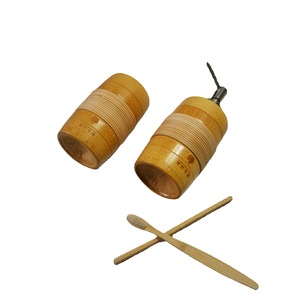 Bamboo Toothbrush Holder And Soap Dispenser Set Round Eco Friendly Household Bathroom Supplies - Product Image 5