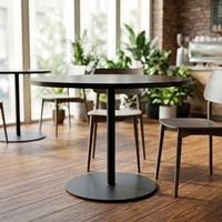 Table basse en bois massif de style français ODM&OEM, idéale pour les cafés, les salons de thé, les bars, les salons et les mobilier de restauration