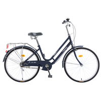 Bicicleta de ciudad de 24 pulgadas para mujer, bici femenina a la moda, precio barato, buena calidad
