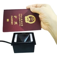 Scanner de codes-barres Weigand RS232 USB IP67 mégapixels pour kiosque extérieur, fixation fixe, OCR, MRZ, PDF417, QR Code, système POS, accès stock
