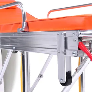 Aluminum Patient Trolley Emergency Self Loading Ambulance Stretcher