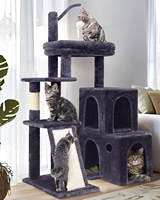 Toptan Çok Katlı Kedi Ağacı Kulesi, Büyük Kedi Evi, Sisal Tırmalama Direği, Rampa, Hamak ve İnteraktif Oyuncaklar ile
