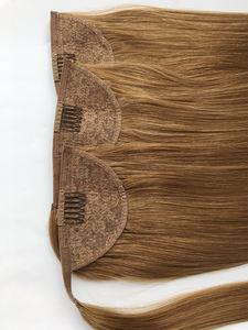 Extensions de cheveux en queue de cheval à clipser, longues et bouclées - Product Image 2