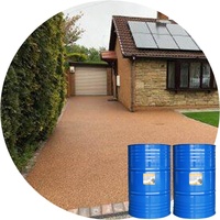 Kit de résine époxy pour allées de jardin allée de gravier collé en résine et pavage de galets de roche Usa