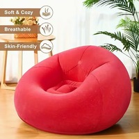 Nouveau Fauteuil Poire Gonflable Simple et Abordable, Multicolore, en PVC, Pliable, Moderne et Minimaliste, pour Intérieur