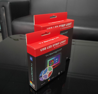 Bande lumineuse LED RGB SMD5050 5M 2M 3M 4M 10m Ruban de diodes flexible Ruban LED néon Bande LED USB 5V Rétroéclairage TV