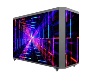 Màn hình LED cong P3.91 trong nhà/ngoài trời của Shenzhen Led dùng cho quầy DJ quảng cáo - Product Image 2