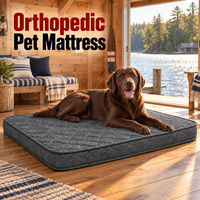 Orthopädische Hundematratze mit Maßanfertigung aus Schaumstoff und Passgenauem Bezug für Bestellungen mit Individuellem Logo und Verpackung