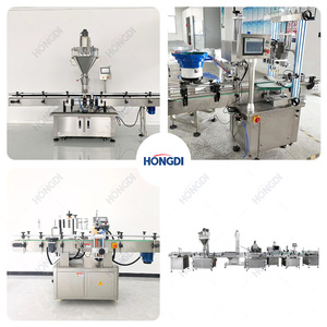 Línea Automática de Llenado de Polvo, Llenadora Vertical de Tornillo sin Fin con Desenredador de Botellas, Máquina Tapadora y Etiquetadora para Especias y Café - Product Image 6