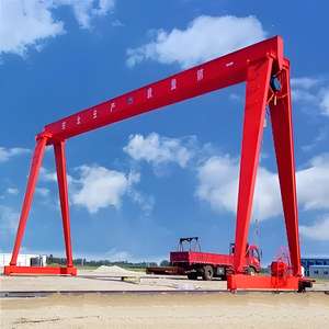 Grúa aérea con gancho de doble viga con motor como componente central (capacidad de elevación nominal) Grúa pórtico de 20 toneladas - Product Image 1