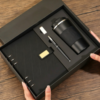 Cadeaux de bureau personnalisés pour les employés, articles promotionnels, ensembles exécutifs, carnets A5 avec stylo, ensemble cadeau d'entreprise pour homme