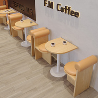 Kommerzielle Restaurant-Sitzgruppe mit Tisch und Stühlen, Sovereign Light Café-Raum Kaffeebar Möbelset