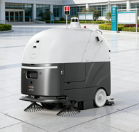 Balayeuse électrique intelligente sans conducteur, entièrement automatique, avec moteur de nettoyage, fonctionnement sécurisé 24h/24 et recharge automatique de l'eau