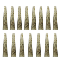 500 pièces par sac, accessoires de pêche à la carpe, manchons en caoutchouc pour la queue, clips de plomb coniques, accessoires de pêche à la carpe AE061-6