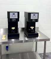 Machine de scellage automatique numérique électrique commerciale CE de haute qualité pour canettes de soda 55 mm (2,2 pouces) pour canettes en plastique transparent