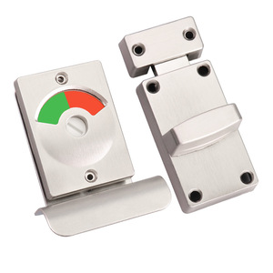 Factory Heavy Duty Toilet Partition Hardware Fittings Public <strong>WC</strong> Toilet <strong>Cubicle</strong> Zinc Alloy Door Indicator <strong>Locks</strong> - Product Image 5