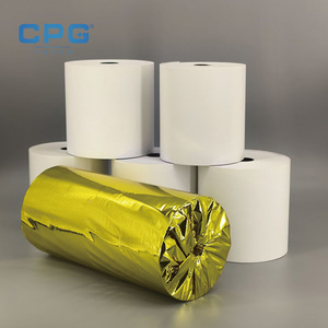 Rollo de Papel Térmico de Alta Calidad para Impresión de Recibos, 80x80mm, 55gsm, Imagen Nítida, Venta al por Mayor para Puntos de Venta - Product Image 1