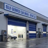 Porte rapide en PVC transparent pour lavage de voitures, rideau à bande enroulable à grande vitesse, anti-collision, porte rapide pour garage