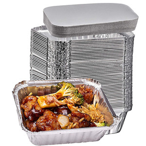 2022 Hotsale Disposable <strong>Food</strong> Grade Aluminum Tin <strong>Foil</strong> <strong>Food</strong> <strong>Containers</strong> Heavy Duty Large Aluminium <strong>Foil</strong> Baking Pans/tray With Lids - Product Image 3