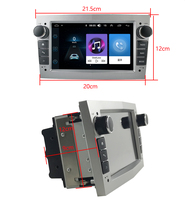 Autoradio 2 Din Android 14 Navigation GPS WiFi BT FM Autoradio Audio pour Opel Corsa/Astra/Vectra/Zafira/Combo Lecteur