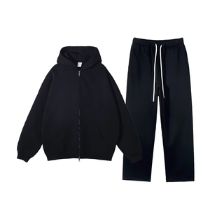 Nouvelle Collection 2026 – Ensemble Survêtement <span class=keywords><strong>Homme</strong></span> Décontracté en Molleton Couleur Unie – <span class=keywords><strong>Marque</strong></span> Tendance – Tenue de Sport Tricotée pour Hommes - Product Image 3