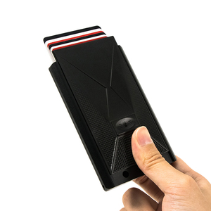 Casekey Custom Color Mini Aluminum Alloy for up Credit Card Holder RFID Blocking <b>Metal</b> <b>Wallet</b> Elastic Bandage for 15-20 Cards - Product Image 4