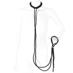 Dispositivo de sujeción de cuello anticonceptivo femenino para entrenamiento y acondicionamiento Esposas de juguete erótico para adultos y cadenas para el cuello - Product Image 2