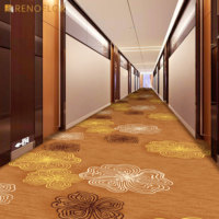 Luxe 5 étoiles Hôtel Couloir Cinéma Oriental Banquet Hall Salon Hall Salle Oriental Penser et Doux Mur à Mur Tapis Rouleau