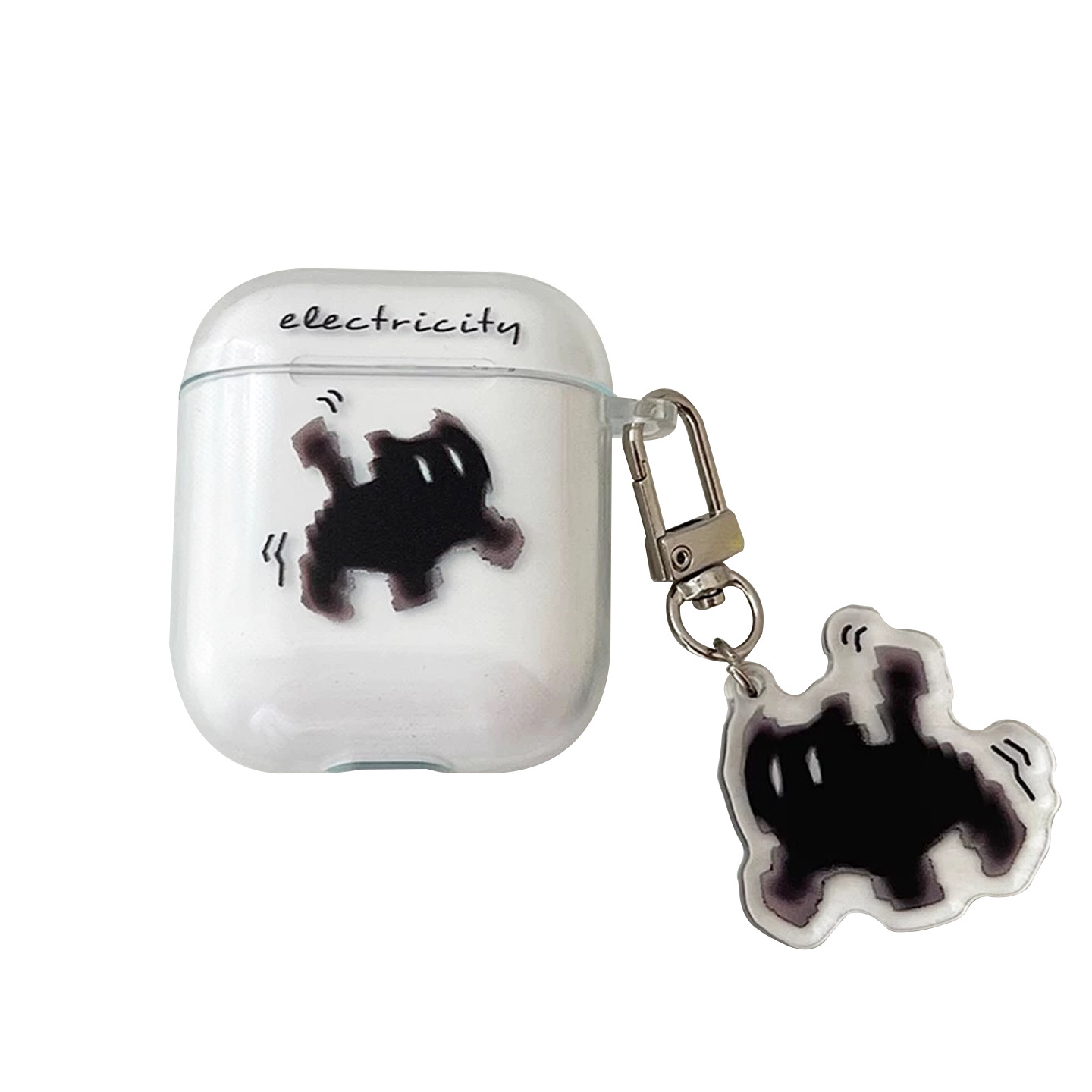 Transparent quirky cat