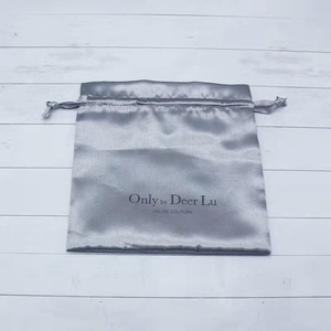 Paquetes de pelo grandes con logotipo personalizado, embalaje de pestañas, peluca, regalo, bolsa con cordón, embalaje de joyería, bolsa con cordón de satén de seda - Product Image 5