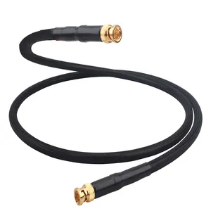 YYTCG HIFI Silver Plated 75 Ohm BNC Male To Male Cable Gold Plated BNC Connector