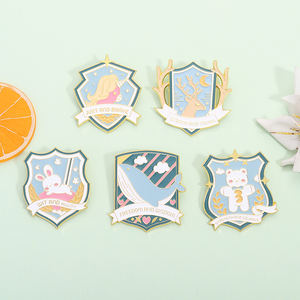 Arguzia e agilità solo e coraggioso smalto spilla stile animale distintivo distintivo gioielli regalo per gli amici - Product Image 2