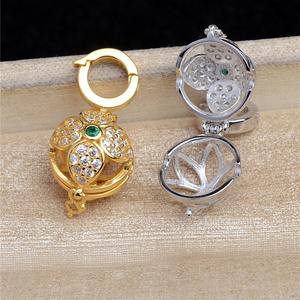 ตัวเรือนจี้เงินแท้ S925 แบบไม่มีรู สำหรับงาน DIY ตัวล็อคแบบไม่มีรู สำหรับใส่ลูกปัด ขนาด 8-9.5 นิ้ว รุ่น 5590 - Product Image 3