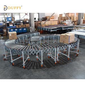 Khung băng tải con lăn gấp bằng thép không gỉ chạy điện, băng tải con lăn linh hoạt để xếp dỡ - Product Image 6