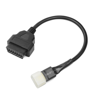 Câble de diagnostic pour ECU <span class=keywords><strong>Delphi</strong></span> 6 broches, adaptateur de diagnostic OBDII pour moto Benelli TNT 25/135/300/600, GT600, 302R, TRK502 - Product Image 3