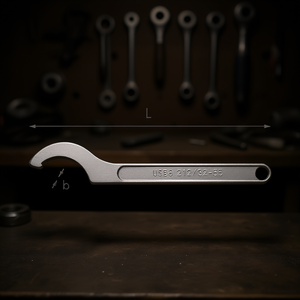 Open End <b>Wrench</b> 212/32-55 Millimeter For Mechanical Repair - Product Image 3