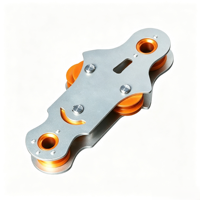 Poulie de dérivation robuste avec guide-câble, accessoires de récupération tout-terrain pour treuil de camion 4x4, SUV, VTT