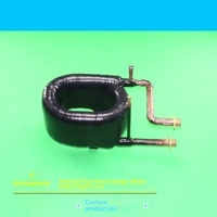 Échangeur de chaleur de type manchon 3-8 HP, pompe à chaleur de climatisation, source d'air, condenseur à bobine coaxiale refroidi par eau