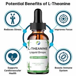 Supplément de sommeil en acides aminés Ausreson L-théanine Gouttes liquides Extrait de thé vert Pure 100% L-théanine liquide - Product Image 2