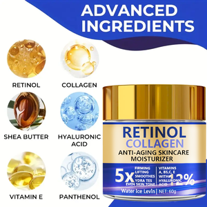 Crème hydratante pour le visage au rétinol et au collagène, marque privée OEM, 60 g, hydratant raffermissant anti-âge avec acide hyaluronique - Product Image 6
