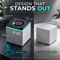 Diffuseur d'arômes intelligent électrique avec écran numérique, diffuseur d'arômes à LED, diffuseur d'arômes ultrasonique pour la maison, l'hôtel, le bureau