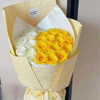 Nouveau papier d'emballage texturé floral de haute qualité, enduit d'un seul côté, froissé, parfumé, pour mariage, anniversaire, fête prénatale