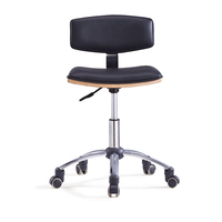 Contreplaqué populaire Chaise avec Coussin PU Chaise de Bureau En Bois pour une utilisation bureautique HY5011-1
