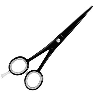 กรรไกรตัดผมมือขวา สแตนเลสอย่างดี คมกริบ ด้ามจับยางตรง คุณภาพสูง - Product Image 6