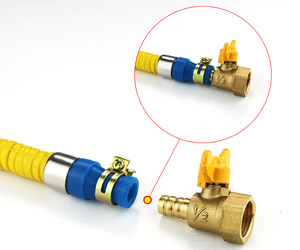 Tuyau de gaz naturel sûr et durable, tuyau flexible en acier galvanisé ondulé, tuyau anti-explosion, conduit flexible - Product Image 5