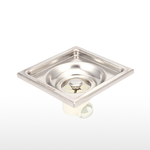 Phong Cách Hiện Đại Chống Mùi 4 Inch Thép Không Gỉ Lọc Tầng Bẫy Mô Hình Vuông Trọng Lượng Nhẹ Dễ Dàng Làm Sạch Phòng Tắm Vòi Hoa Sen cống - Product Image 2